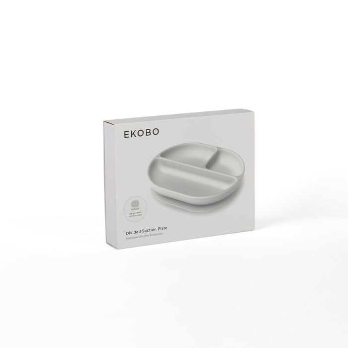 Ekobo Assiette Compartimentée En Silicone - Cloud