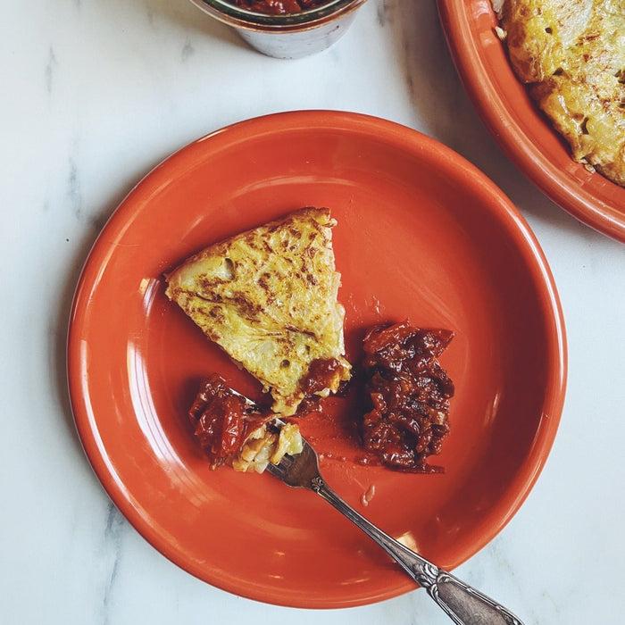 Ekobo Assiette émaillée 21 Cm – Terracotta