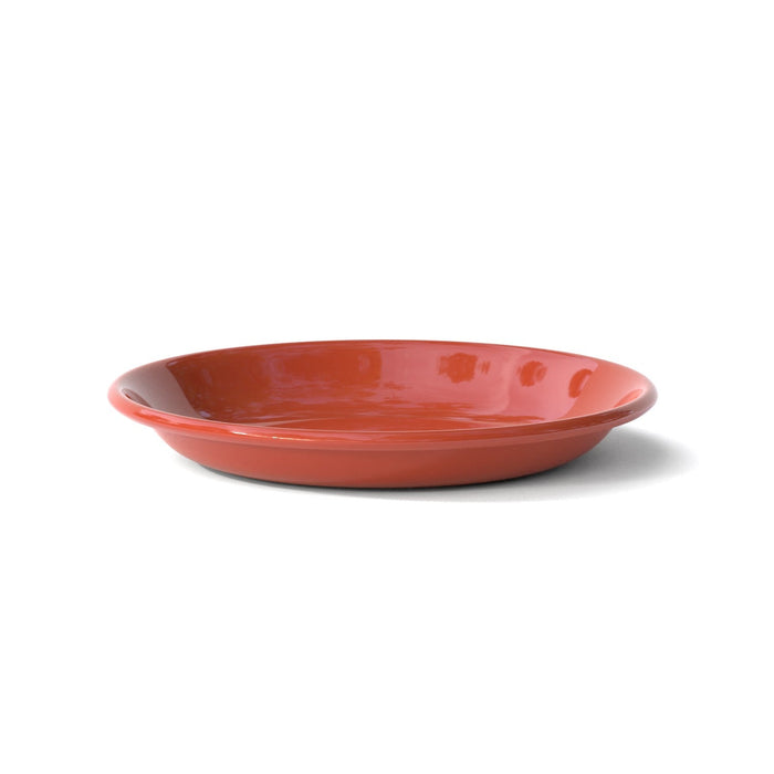 ekobo Assiette émaillée 26 cm – Terracotta