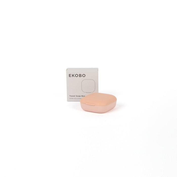 Ekobo Boîte à Savon De Voyage Carrée - Blush