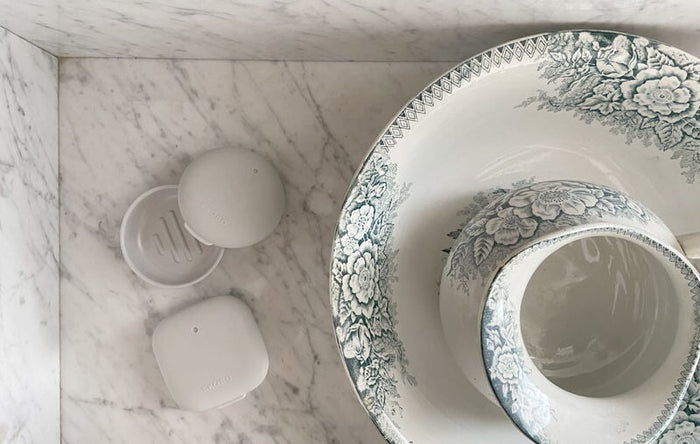 Ekobo Boîte à Savon De Voyage Carrée - Cloud