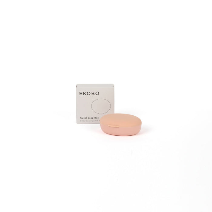 Ekobo Boîte à Savon De Voyage Ovale - Blush