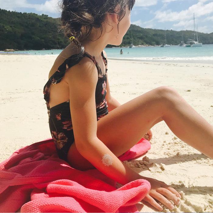 Ekobo Cape De Bain Enfant - Flamingo