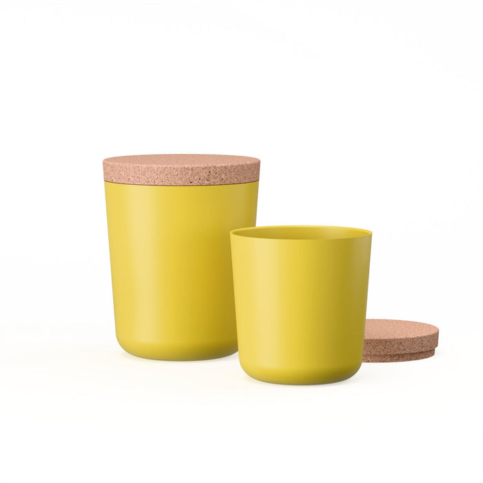 ekobo Duo de Bocaux de Rangement XL et XXL - Lemon