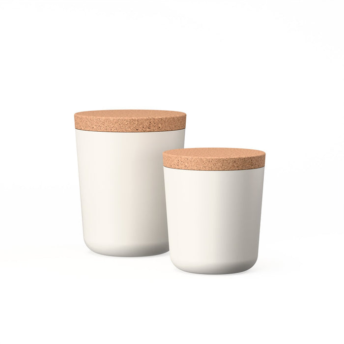 Ekobo Duo De Bocaux De Rangement XL & XXL - White