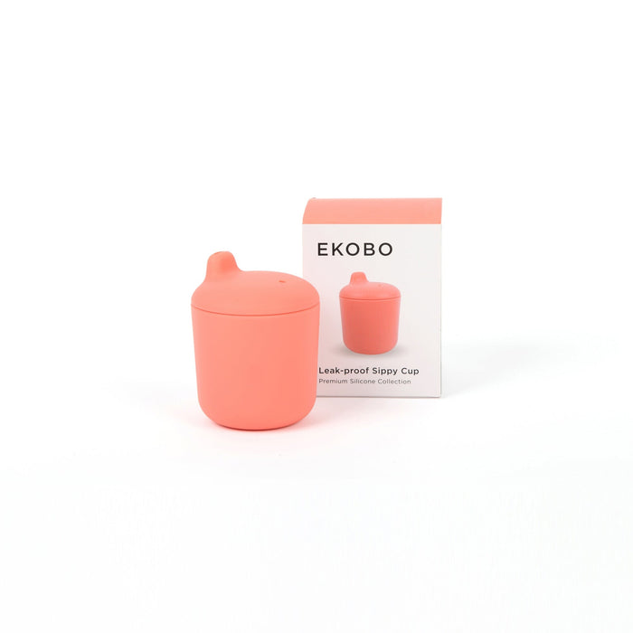 Ekobo Gobelet à Bec En Silicone - Coral