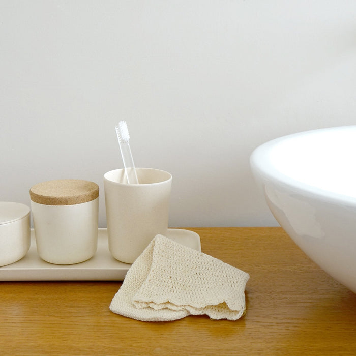 Ekobo Gobelet Brosse à Dents - Off White