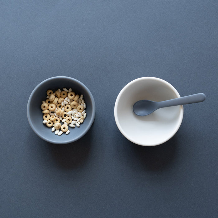 Ekobo Lot De 2 Cuillères En Silicone - Cloud / Storm