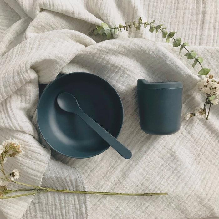 Ekobo Lot De 2 Cuillères En Silicone - Cloud / Storm