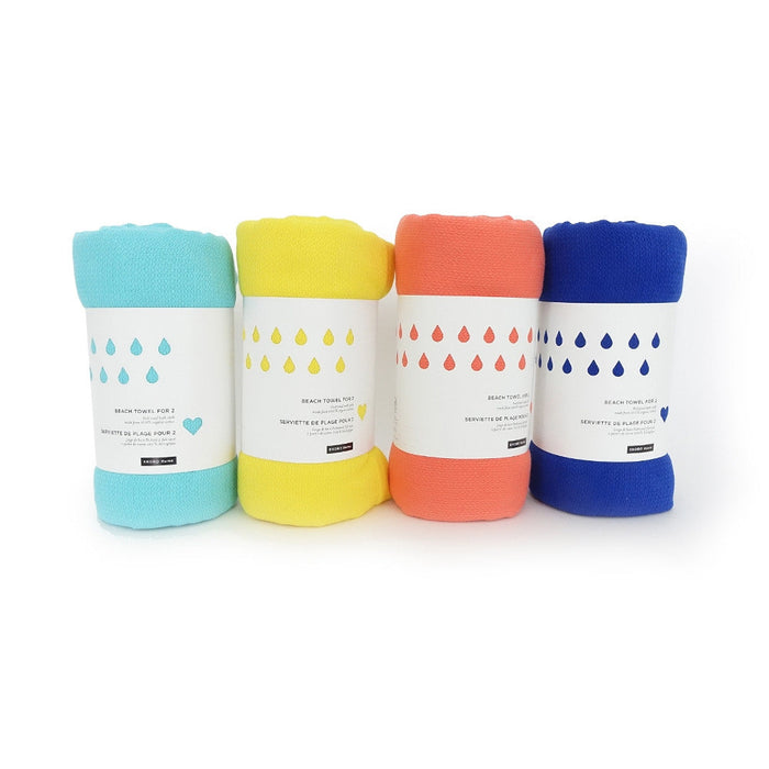 Ekobo Serviette De Plage Pour 2 - Coral