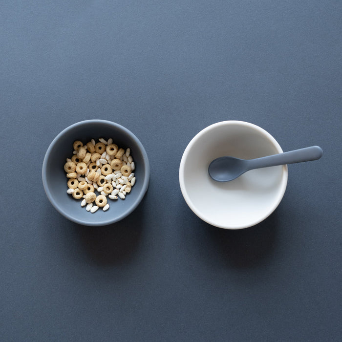 Ekobo Set 2 Bols Ventouses En Silicone - Cloud / Storm