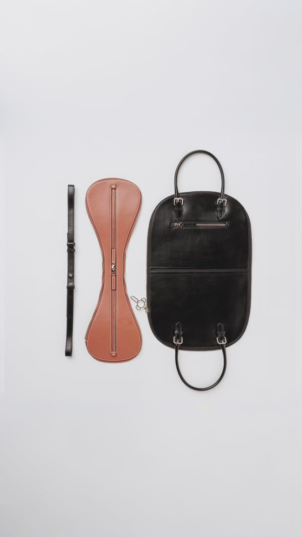 Elba Concept Black Brown Bowling Bag