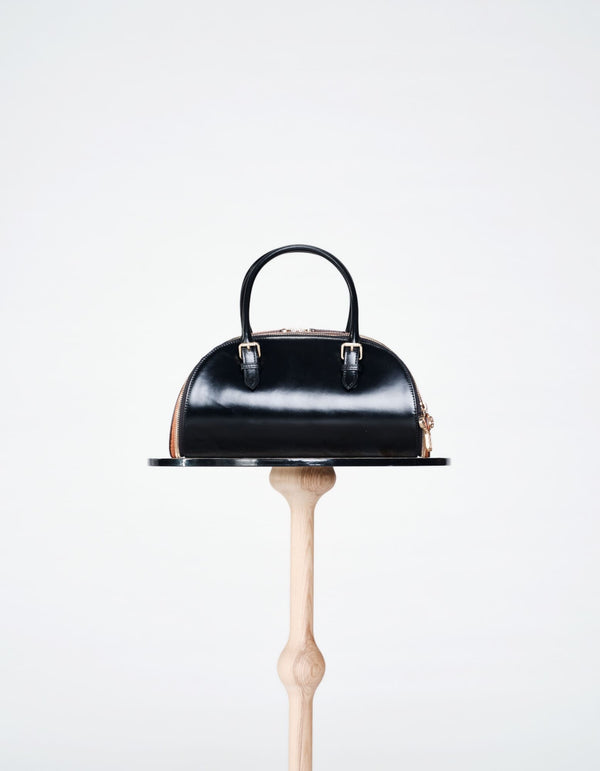 Elba Concept Black Brown Bowling Bag