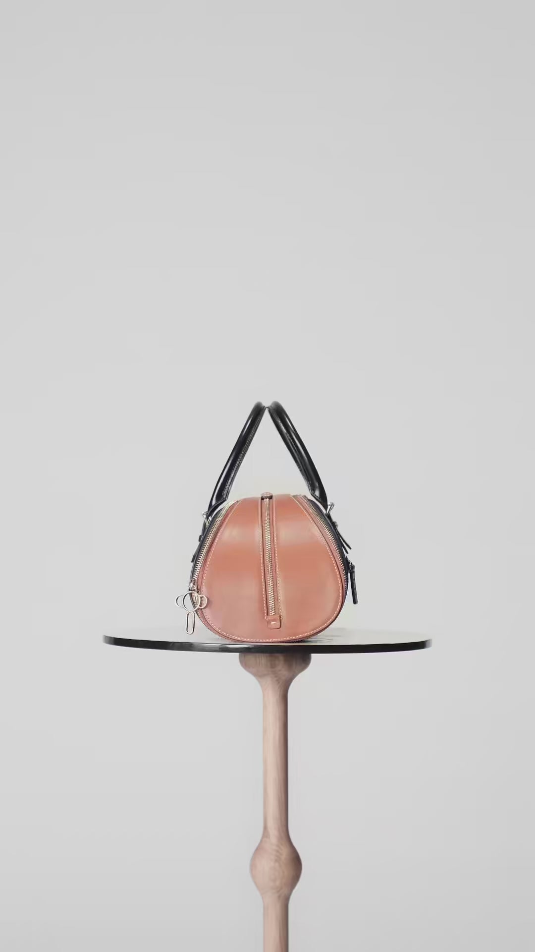 elba concept Black Brown Bowling Bag