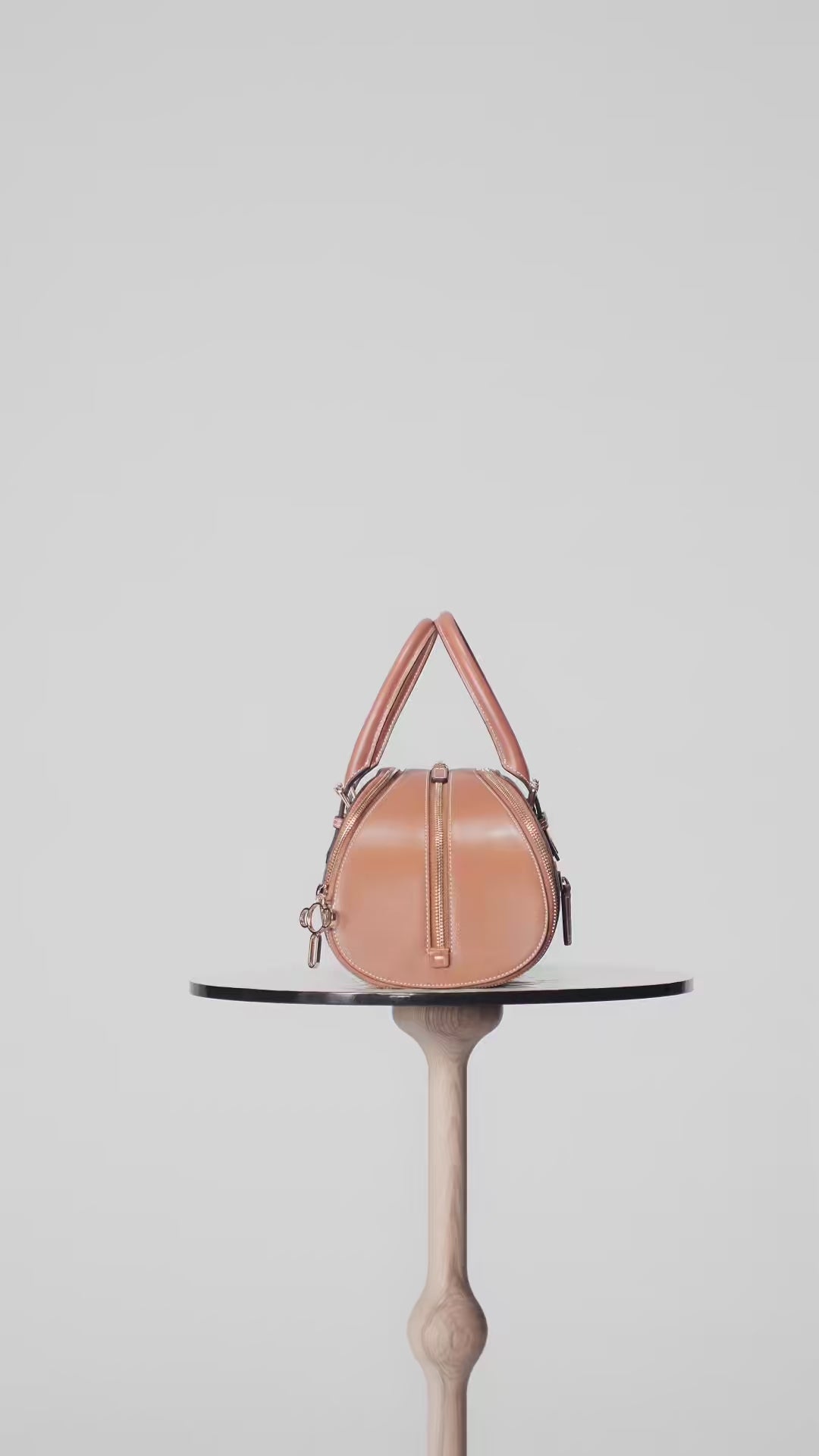 elba concept Brown Bowling Bag