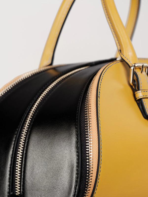 Elba Concept Yellow Black Bowling Bag