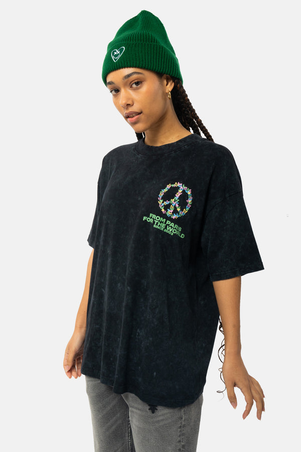 Eleven Paris Paix Noir Délavé