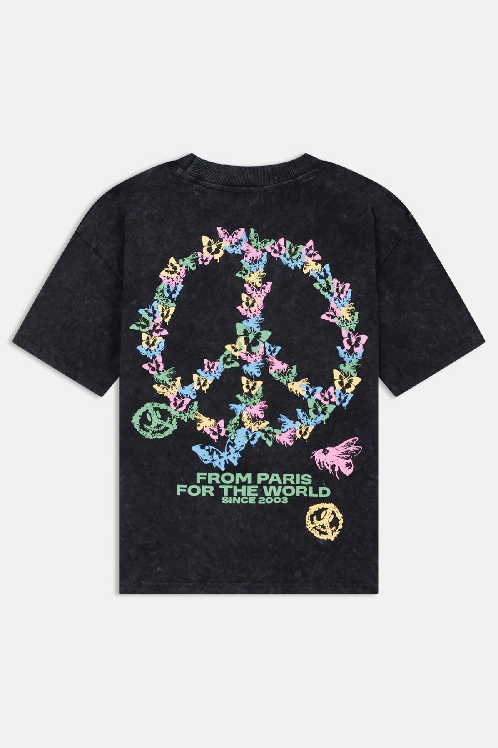 eleven paris Paix Noir délavé