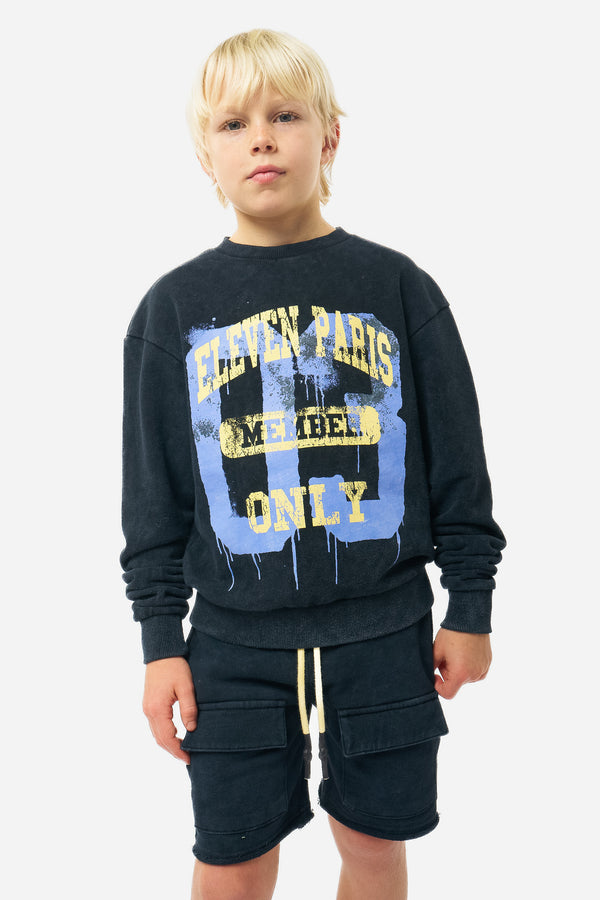 Eleven Paris Palaos Noir Délavé