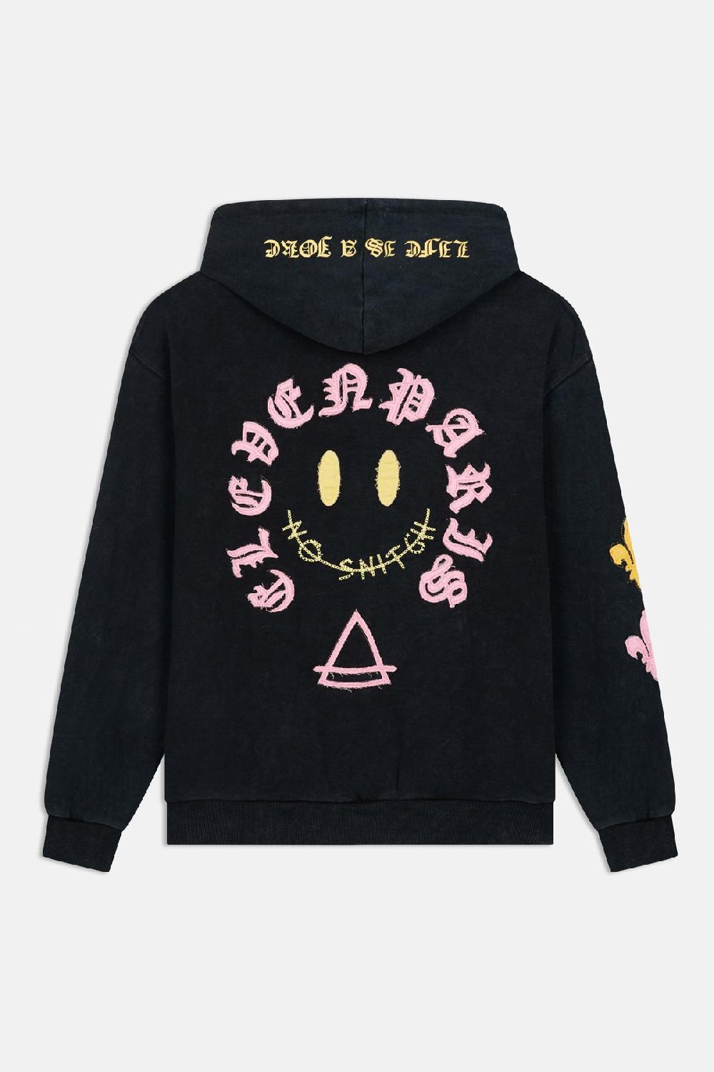 eleven paris Poncho Noir délavé