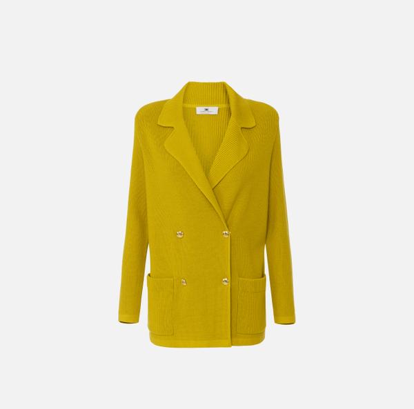 elisabetta franchi Blazer à double boutonnage avec poches