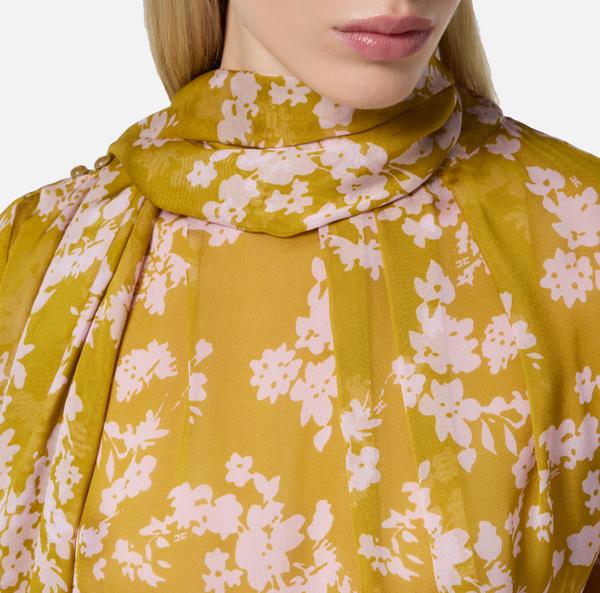 Elisabetta Franchi Blouse Imprimée En Voile De Soie