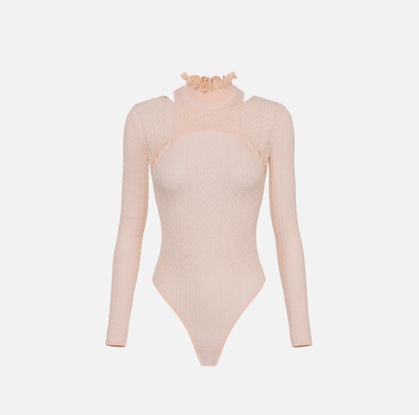 elisabetta franchi Body en point dentelle avec boléro