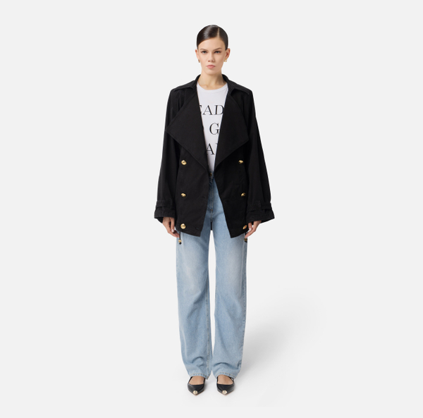 Elisabetta Franchi Cache-poussière En Coton Stretch