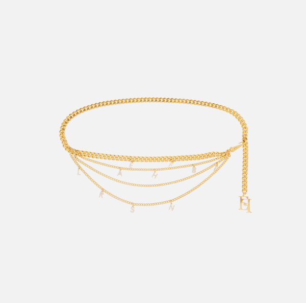 elisabetta franchi Ceinture avec pendentifs et logo