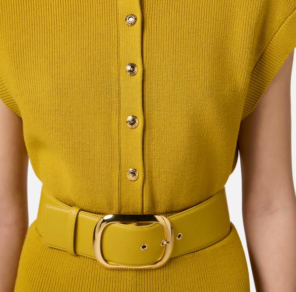 Elisabetta Franchi Combinaison En Viscose Avec Ceinture