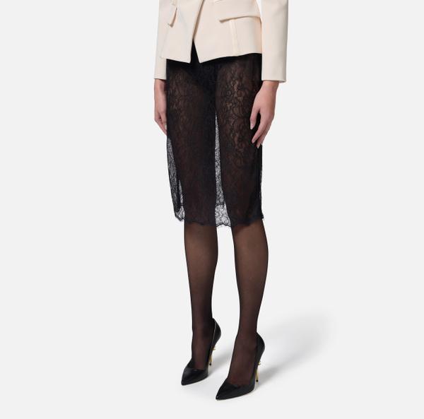 Eleven Paris Jupe En Dentelle Florale