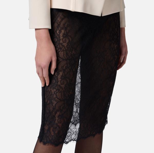 Eleven Paris Jupe En Dentelle Florale