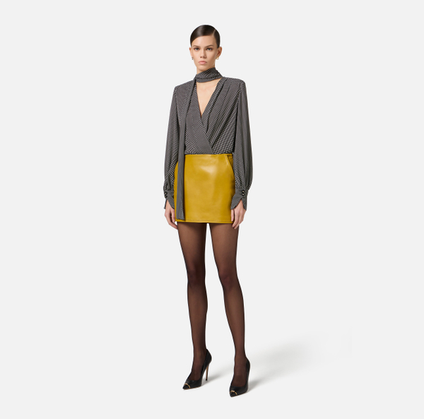 Elisabetta Franchi Body Avec Imprimé Pois