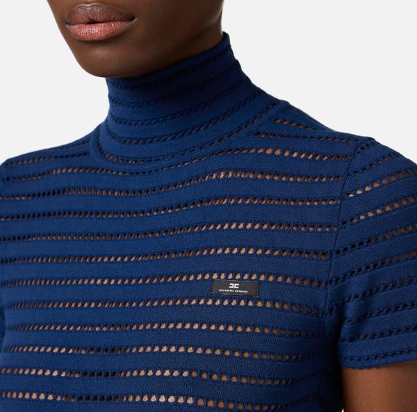 Elisabetta Franchi Body En Tricot Perforé