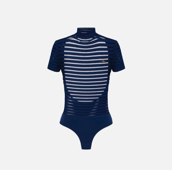 elisabetta franchi Body en tricot perforé