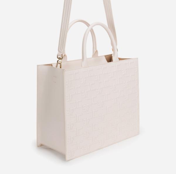 Elisabetta Franchi Bold Monogram Large Shopper