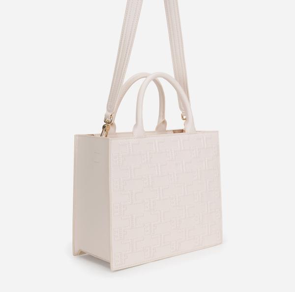 Elisabetta Franchi Bold Monogram Medium Shopper
