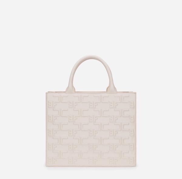 elisabetta franchi Bold Monogram Medium Shopper