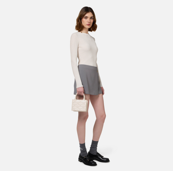 Elisabetta Franchi Bold Monogram Mini Shopper