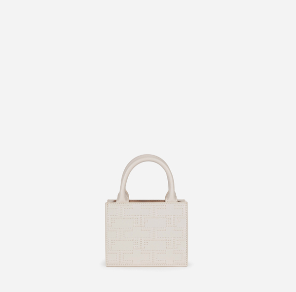 Elisabetta Franchi Bold Monogram Mini Shopper