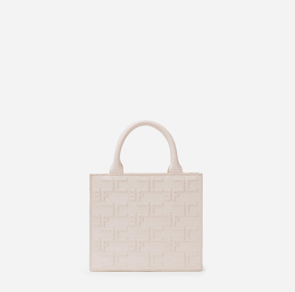 elisabetta franchi Bold Monogram Small Shopper