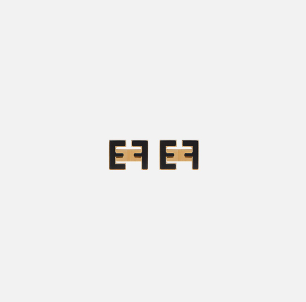 elisabetta franchi Boucles d'oreilles logo EF