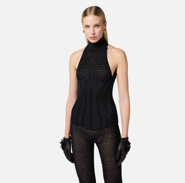 Elisabetta Franchi Bustier En Tulle