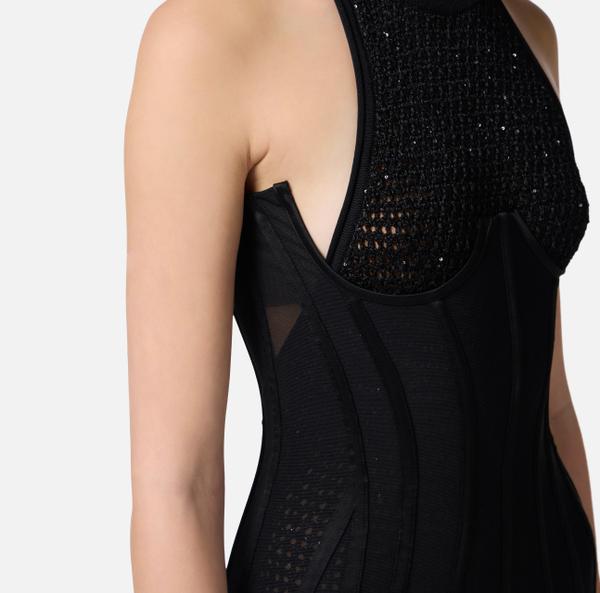Elisabetta Franchi Bustier En Tulle