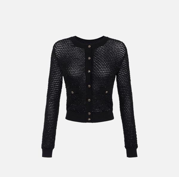 elisabetta franchi Cardigan en tulle