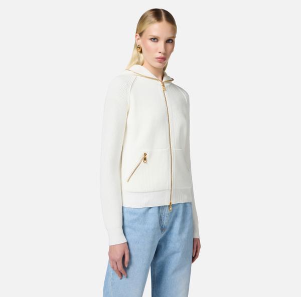 Elisabetta Franchi Cardigan En Viscose à Capuche