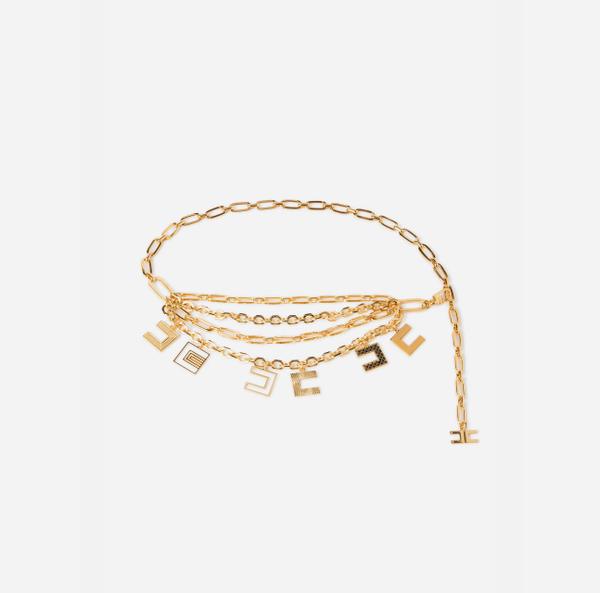 elisabetta franchi Ceinture Avec Chaînes Soudées