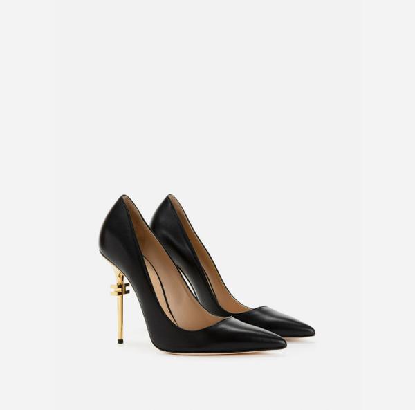 Elisabetta Franchi Escarpins à Talon Avec Logo