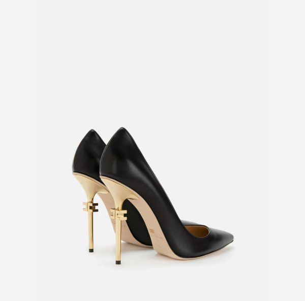 Elisabetta Franchi Escarpins à Talon Avec Logo