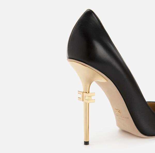 Elisabetta Franchi Escarpins à Talon Avec Logo
